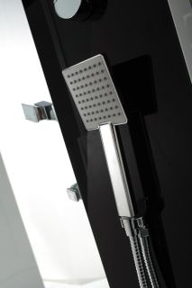 Душевая кабина Orans SR-89105RS 89105RBLH 120x90 см профиль чёрный стекло прозрачное